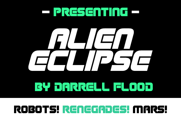 Alien Eclipse: A Futuristic Display Font for Standout Branding