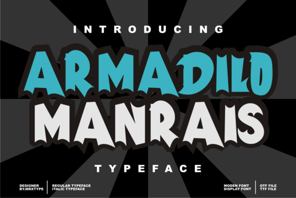 Armadilo Manrais: A Display Font That Makes Your Brand Instantly Stand Out