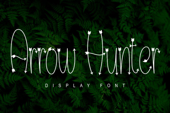 Arrow Hunter: A Display Font That Cuts Through the Feed