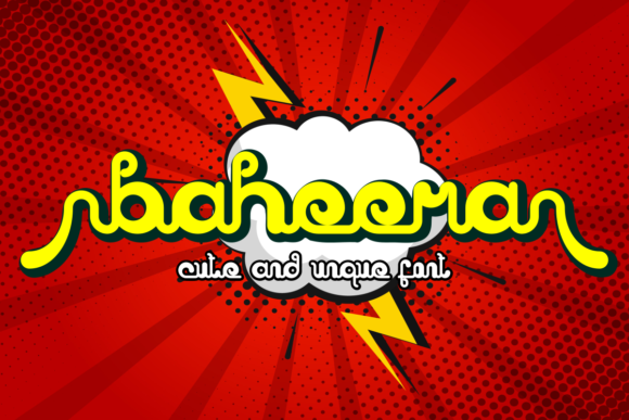 Baheera: A Bouncy Display Font for Editorial Design