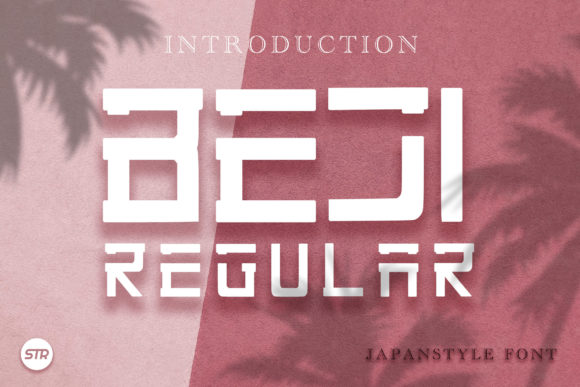 Beji: A Display Font That Makes Your Headlines Instantly Recognizable