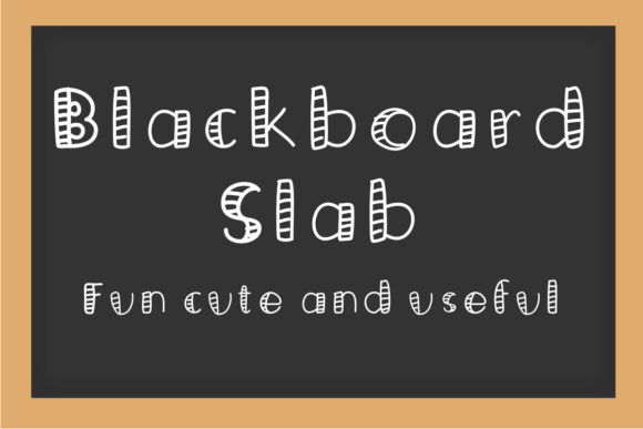 Blackboard Slab: A Playful Display Font That Pops on the Web