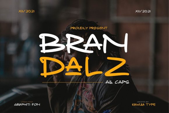 Bran Dalz: A Graffiti Display Font That Adds Instant Character