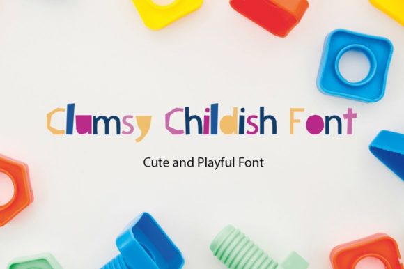 Clumsy Childish: A Display Font with Editorial Charm
