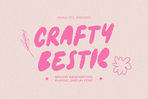 Crafty Bestie: A Display Font That Feels Like a Hug