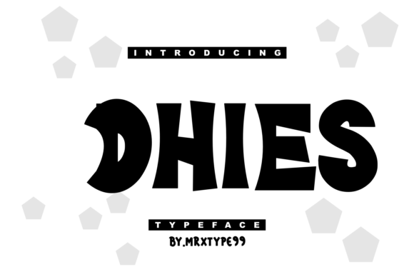 Dhies: A Bold Display Font That Anchors Brand Identity