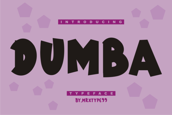 Dumba: A Bold Display Font That Elevates Your Brand
