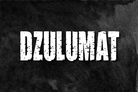 Dzulumat: A Horror Display Font That Grabs Attention—Without Sacrificing Readability