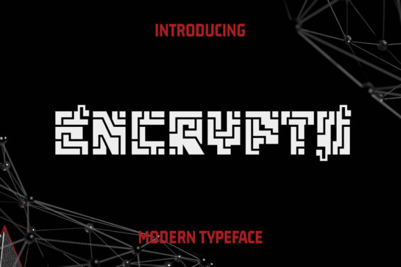 Encrypto: A Display Font That Makes Your Headlines Impossible to Scroll Past