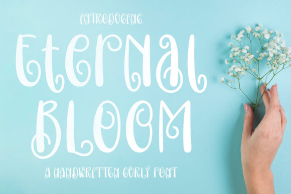 Eternal Bloom: A Display Font for Distinctive Digital Identity