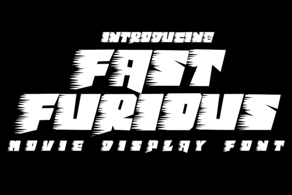 Fast Furious: A Bold Display Font That Demands Attention on Every Product