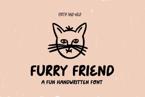 Furry Friend: A Natural Display Font for Thoughtful Design