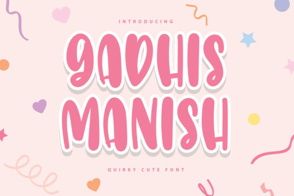 Gadhis Manish: A Friendly Display Font That Makes Your Brand Feel Human
