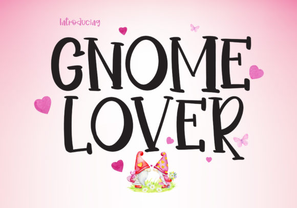 Gnome Lover: A Playful Display Font for Small Business Branding