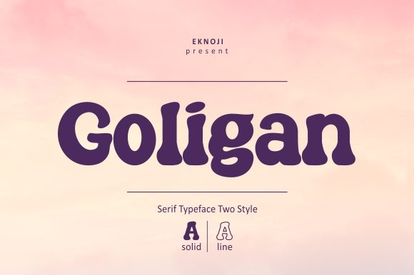 Goligan: A Modern Display Font for Makers