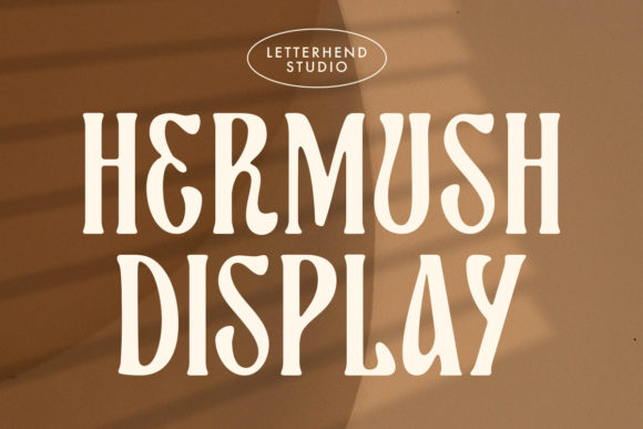 Hermush: A Condensed Display Font for Bold Digital Branding