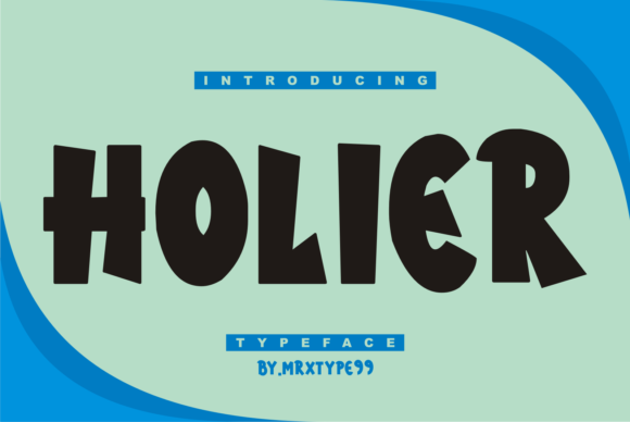 Holier: A Bold Display Font for Editorial Impact