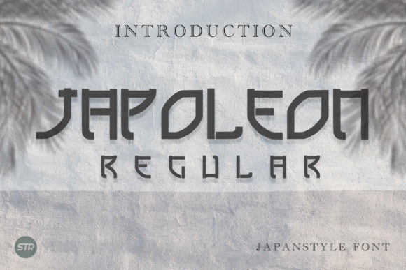 Japoleon: A Japanese-Inspired Display Font That Commands Attention