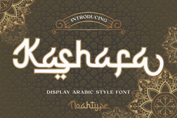 Kashafa: A Stylish Arabic Display Font for Small Business Branding