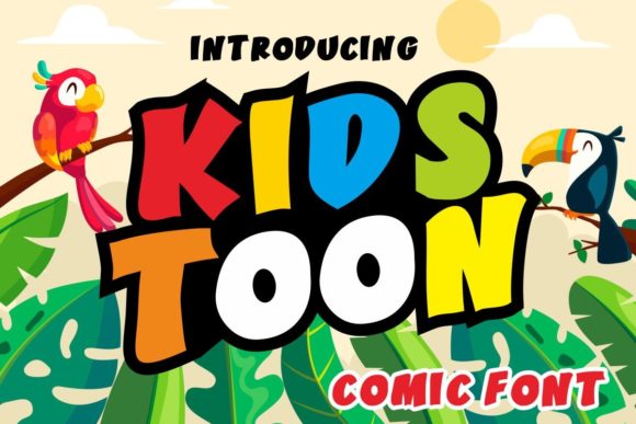 Kids Toon: A Friendly Display Font for Warm Editorial Moments