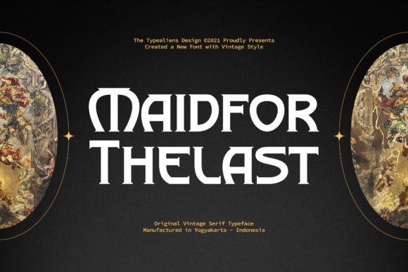 Maidfor Thelast: A Bold Display Font That Builds Brand Trust