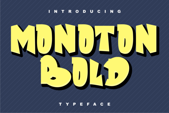 Monoton Bold: A Display Font That Anchors Your Voice