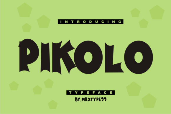 Pikolo: A Thick-Lettered Display Font That Commands Attention