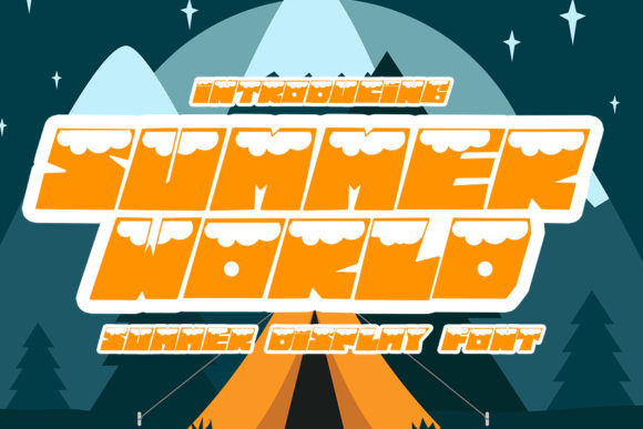 Summer World: A Display Font That Makes Your Brand Unforgettable
