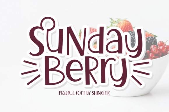 Sunday Berry: A Fresh, Relaxed Display Font for Modern Branding