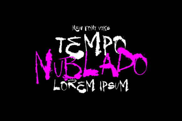 Tempo Nublado: A Bold Display Font That Feels Like Home