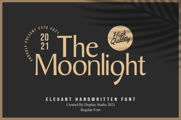 The Moonlight: A Handwritten Display Font for Scroll-Stopping Brand Content