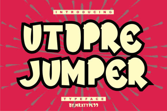 Utopre Jumper: A Bold Display Font That Earns Its Space